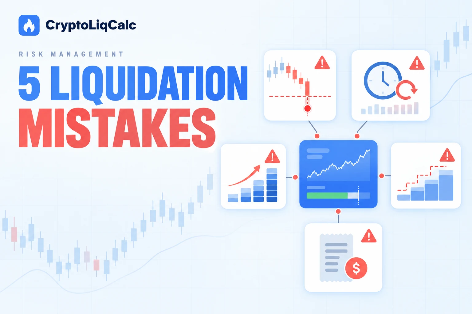Five common liquidation risk warnings around a leveraged trading position
